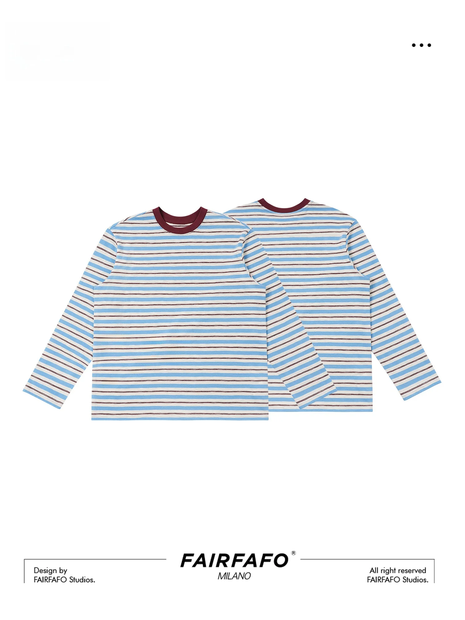 

Lin Rou Rou Casual Striped Long Sve round Ne T-irt Women's Spring Faion Simple Match Cotton Polyester Blend Comfortable