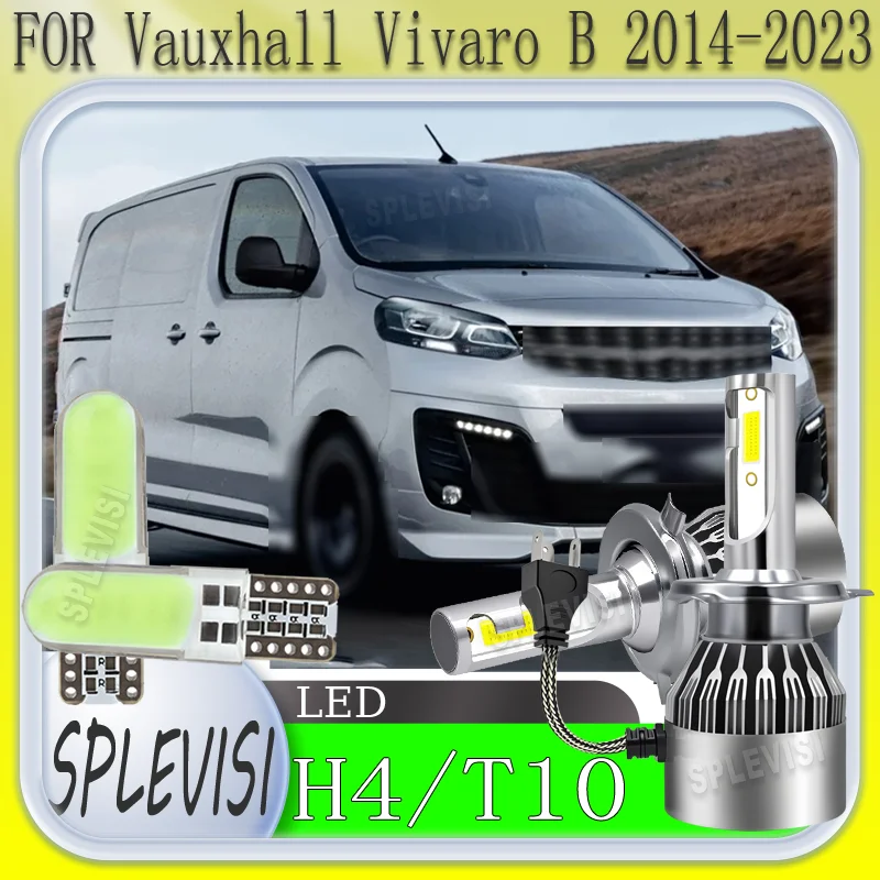 

Стабильный ток, сильное освещение, светодиодная фара Plug-and-Play H4 для Vauxhall Vivaro B 2014 2015 2016 2017 2018 2019 2020-2023