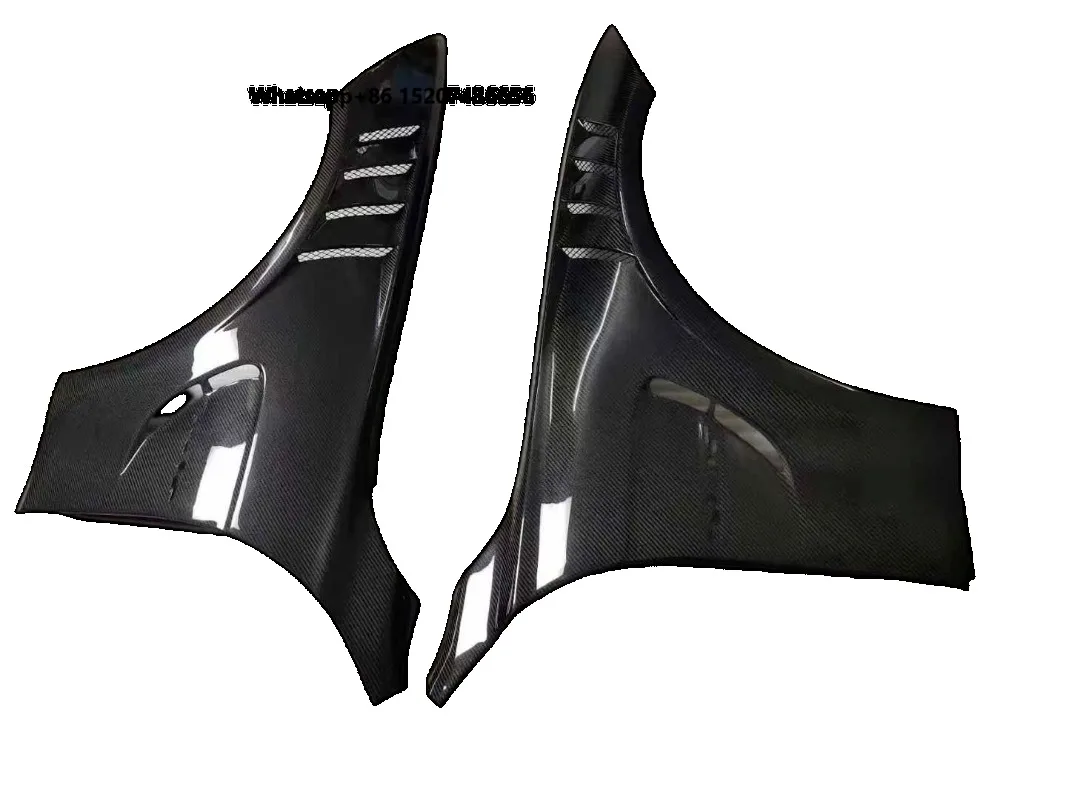 Wholesale Customized  GT Style Black Carbon Fiber Front Vented Full Fender for  F80 M3 F82 M4 Carbon Fibre Fender Upgrade