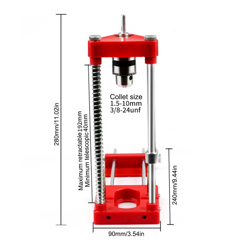 Woodworking Drilling Locator Aluminum Alloy Precision Positioner Adjustable Fixture Hole Puncher Locator Carpenter DIY Hand Tool