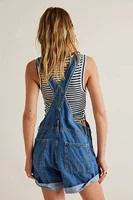 Womens Denim Overalls Vintage Loose-Fit Straight-Leg Shorts Denim Jeans Romper Summer New Street Style Cotton Pants Jumpsuits - Image 3