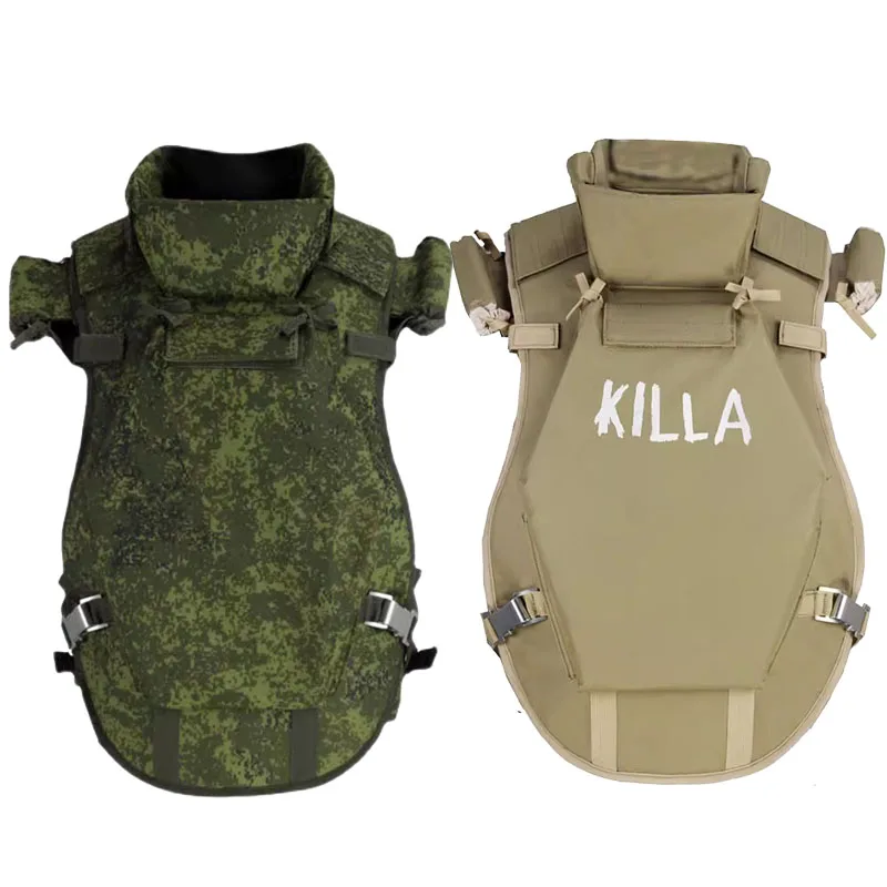 ﻿ Replica Russian Special Forces 6B13 MOLLE Tactical Vest Killa Armor / EMR Neck Shoulder Lower Body Protector Vest For Cosplay