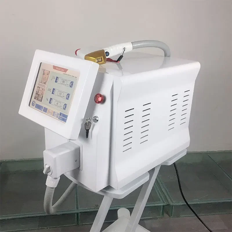 Máquina profissional do removedor do cabelo do laser do diodo, dispositivo portátil, uso do salão de beleza rejuvenescimento da pele do corpo inteiro, 808Nm, 2024