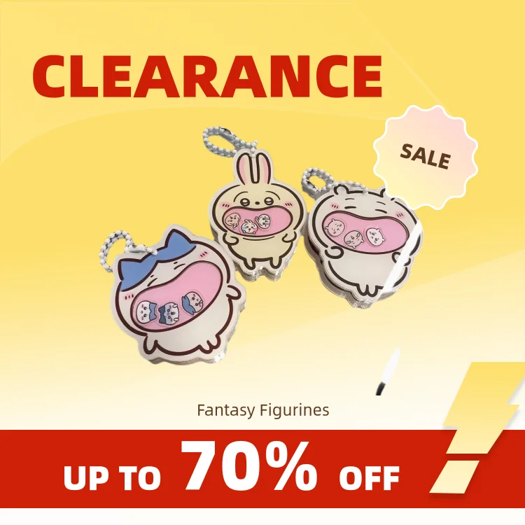 Clearance_Japanese Anime Chiikawa Hachiware Usagi Mini Cute Acrylic Keychain Cartoon Animal Keyring Shake Toys Creative Rocking 