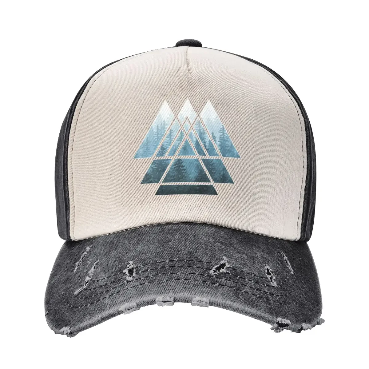 

Sacred Geometry Triangles - Misty Forest Baseball Cap Trucker Cap dad hat Snapback Cap Hat men Elegant Women's Hats Men's