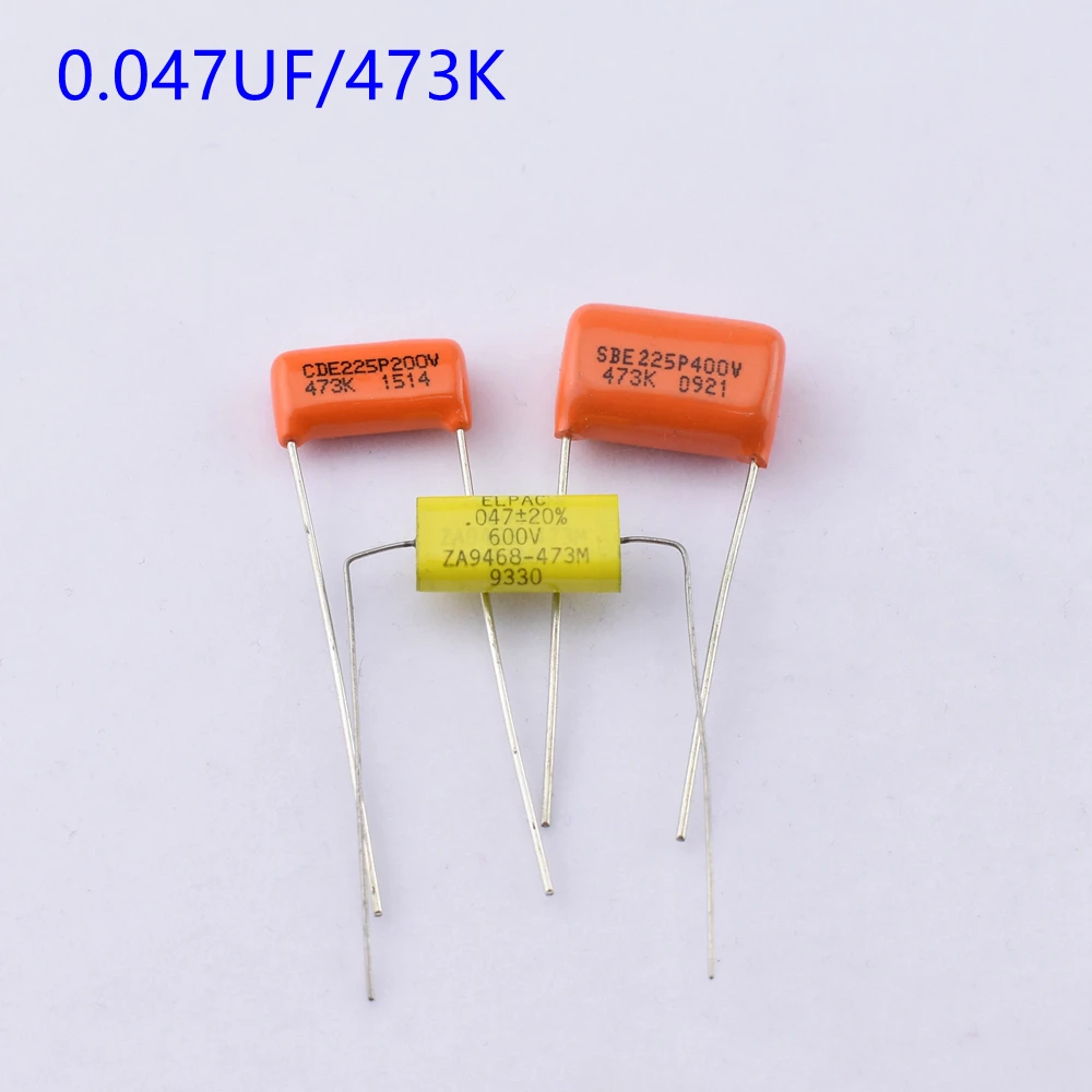 1 Piece Original Elpac/CDE/SBE 225P 473K 0.047UF Vintage Orange Tone Cap (Capacitor)  For Electric Guitar - Made in USA