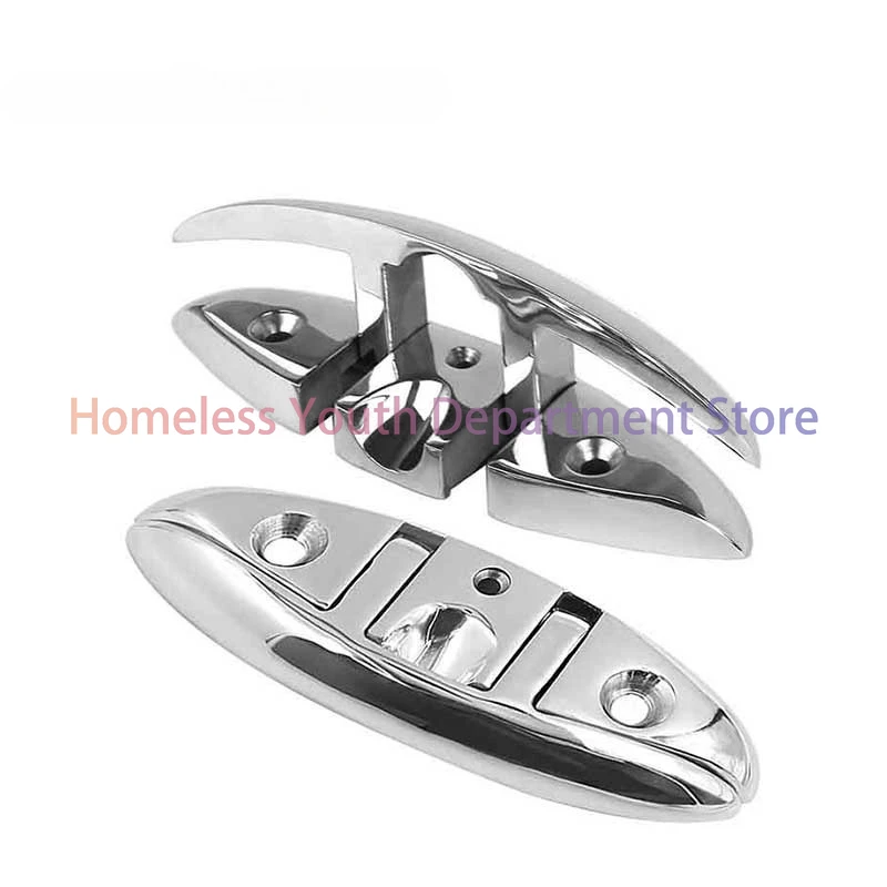 Stainless Steel 316 Invisible Cable Bolt 5/6/8 Inch Yacht Kayak Folding Croissant Cable Bolt Column