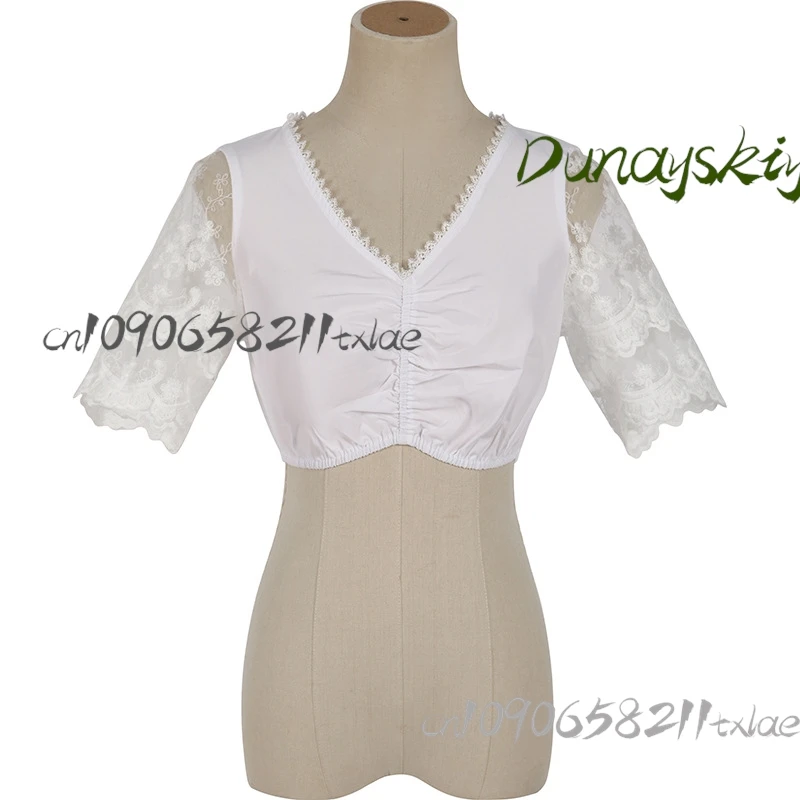 فستان خادمة البيرة البافارية 2025 - فستان قصير مشد برباط مع مريلة قابلة للفصل وسلسلة شتاين البيرة