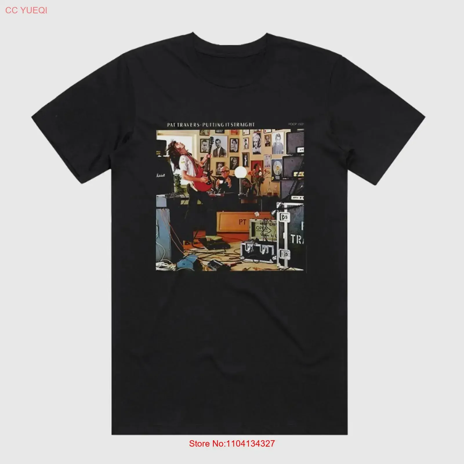 Pat Travers Logo T shirts For Fan Full Sizes vintage Washed designer clothes Unisex Stretched homme streetwear