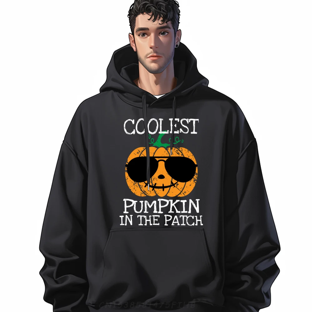 Calabaza más genial en el parche Halloween niñas adolescentes camiseta gráfica fibra de poliéster Meme suéter Día del Padre