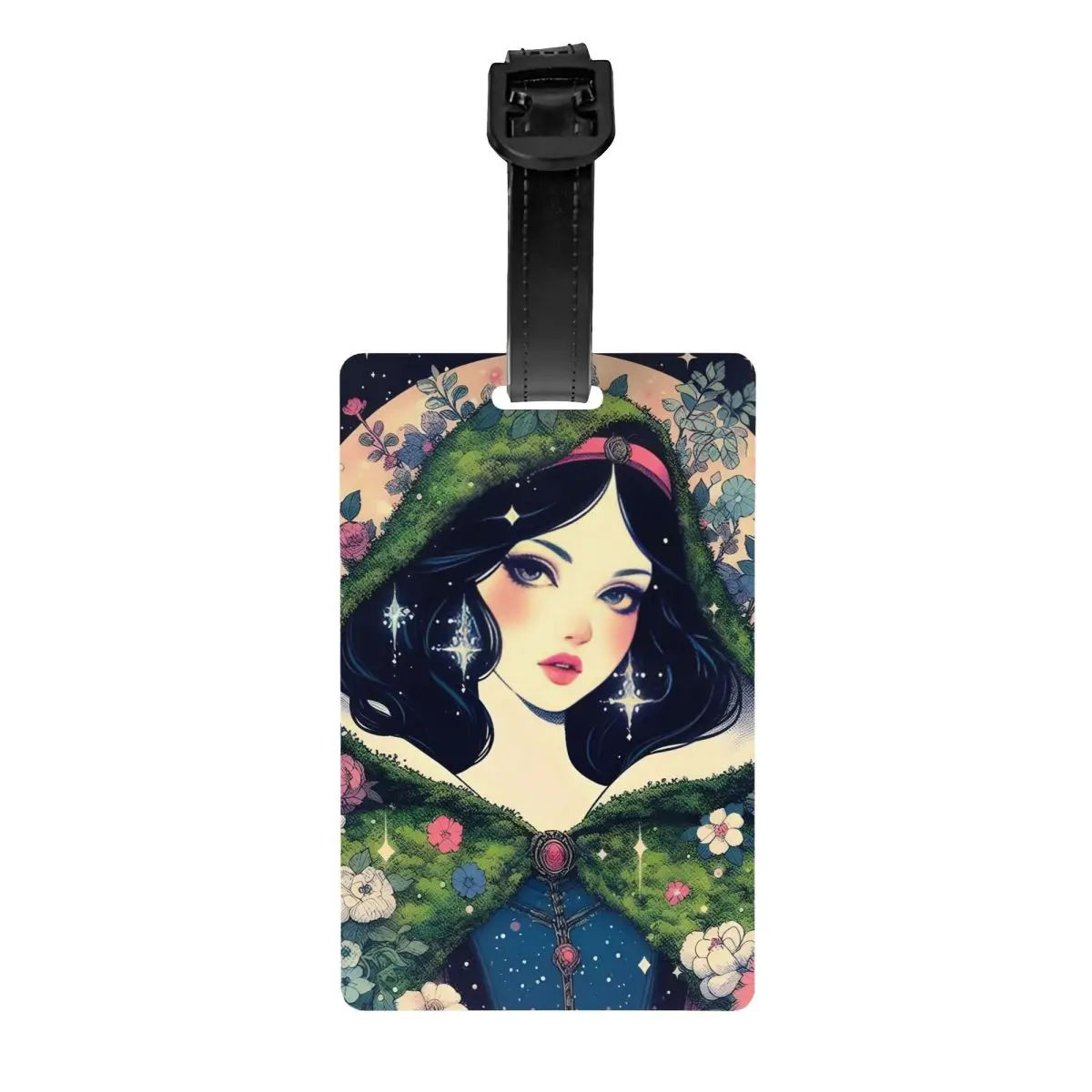 

Custom Snow White And The Seven Dwarfs Luggage Tag Suitcase Baggage Privacy Cover ID Label