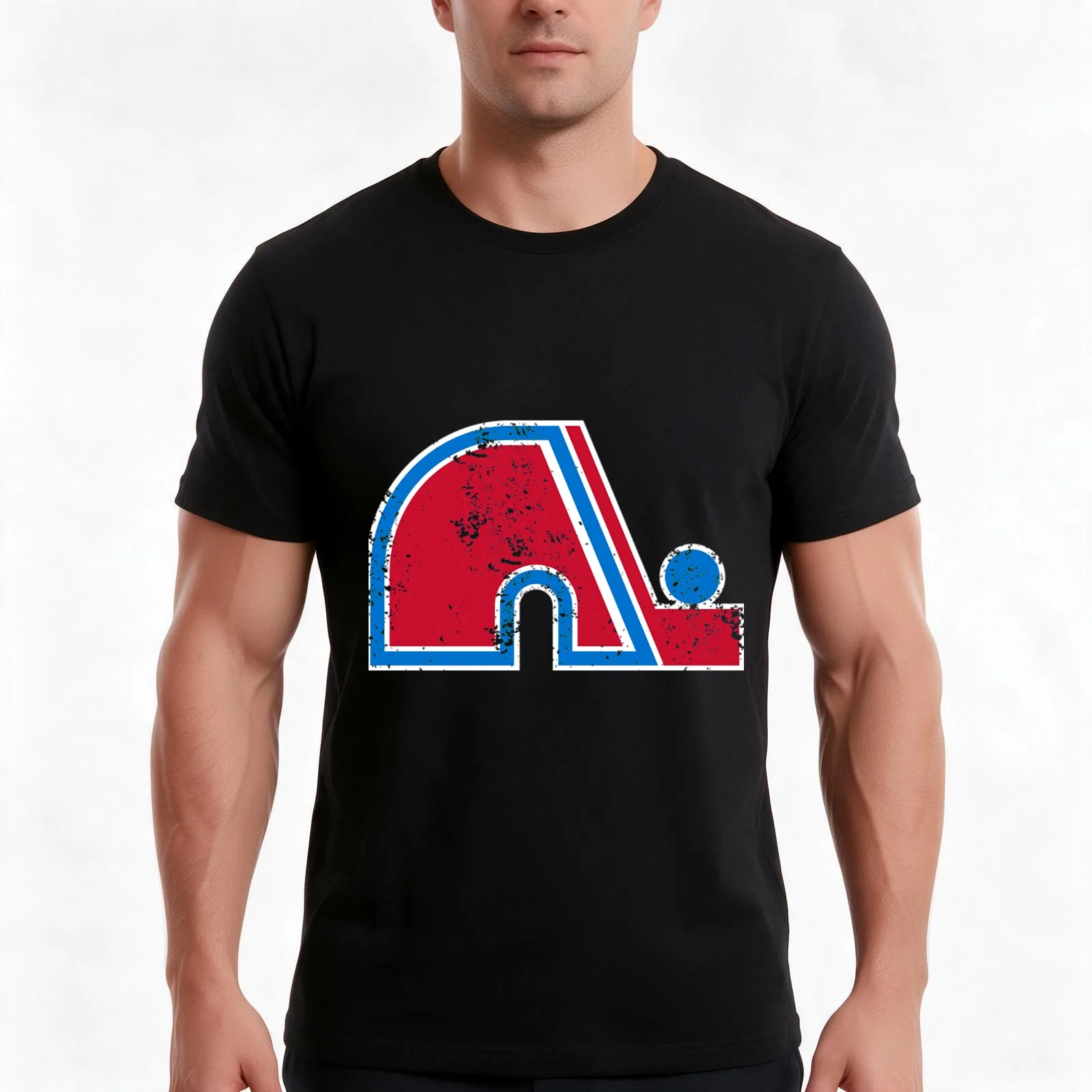 Quebec Nordiques T-Shirt Summer Casual Cotton Tee Oversized Streetwear Tops Vintage Graphic Print Loose Fit Short Sleeve