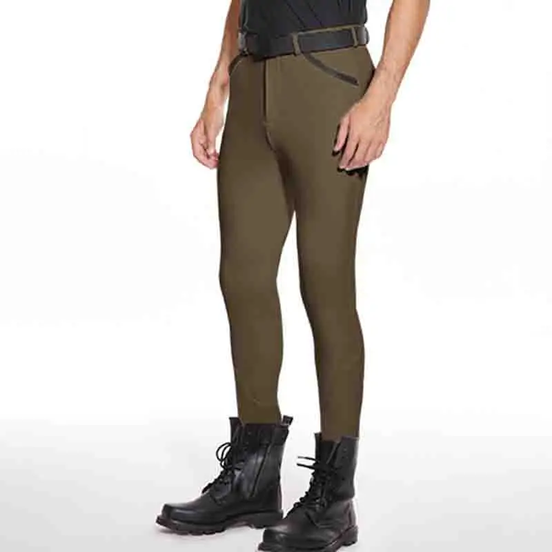 LLLION, recién llegado, mallas blancas nobles para montar a caballo para hombre, pantalones de equitación, ropa ecuestre transpirable para hombre