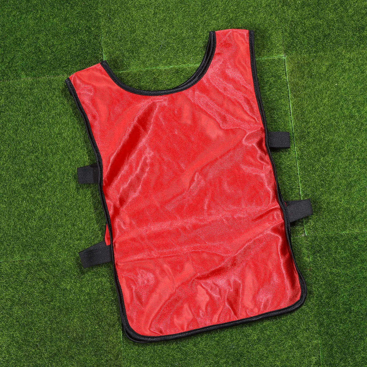 

6Pcs Training Vest Breathable Football Pinnies Red Fast Drying Lightweight Soccer Scrimmage Waistcoat Training Waistcoat