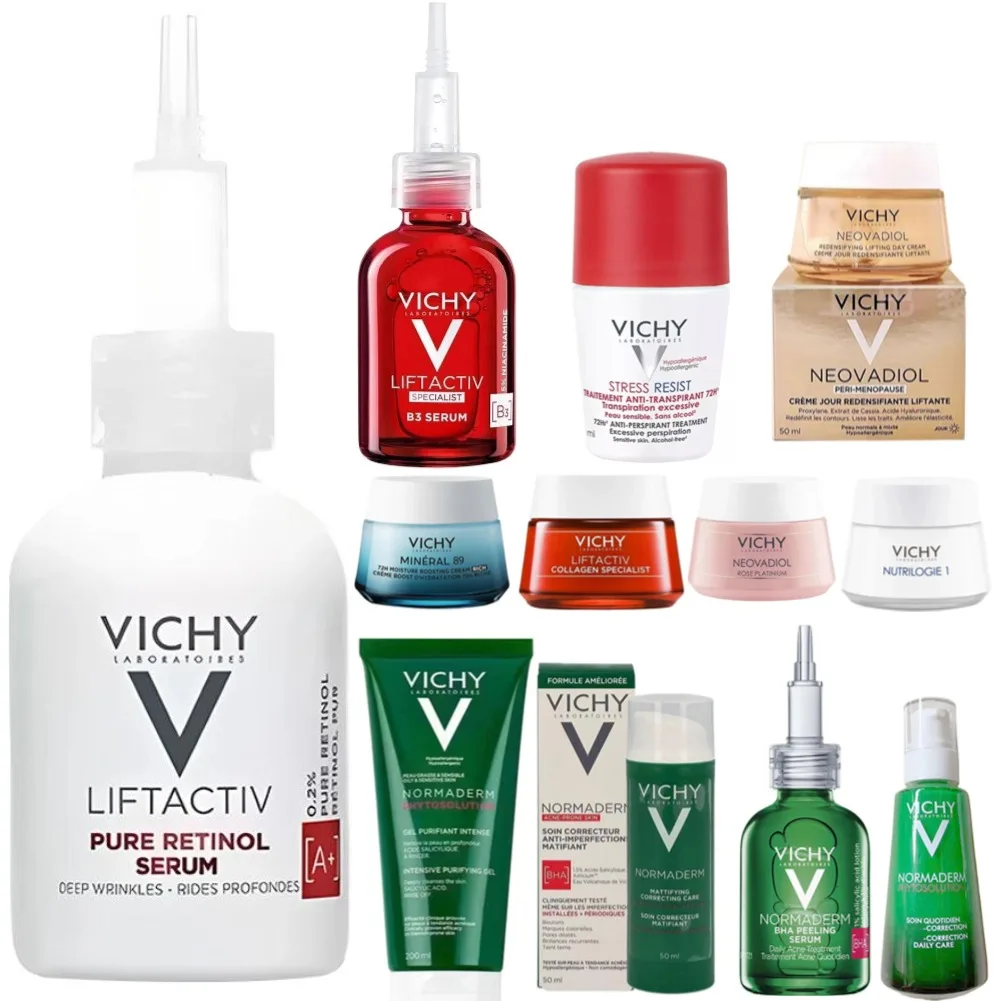 VICHY ácido salicílico crema reparadora Facial 16% VC ácido hialurónico rejuvenecedor B3 suero calmante hidratante Retinol cuidado de la piel