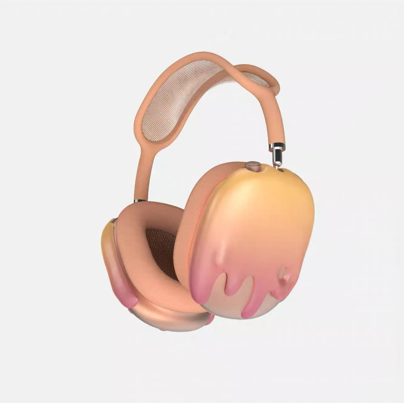 Градиентный чехол для наушников, декоративный аксессуар для чехла для наушников с повязкой на голову, подходит для AirPods Max