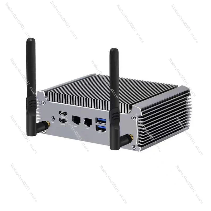 For AMD Ryzen R7 5825U/7730U dual network port industrial control office game 4K audio and video mini computer small host