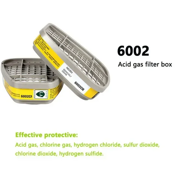 Organic 6001 6002 Filter Cartridges Dustproof 5N11 FIlters 501 For 6200/7502/6800 Gas Mask Chemical Respirator Painting Spraying