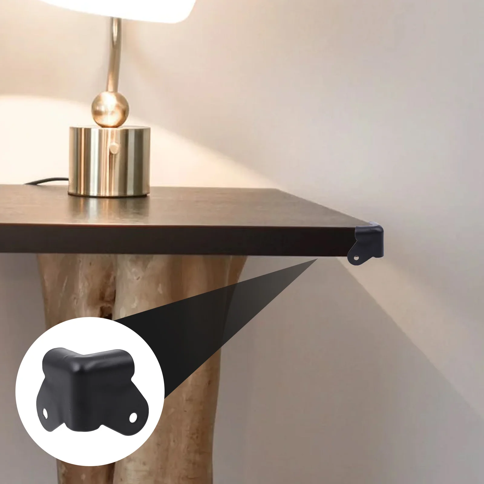 ตัวป้องกันมุมลำโพงเหล็กกันกระแทก 16 ชิ้น สำหรับป้องกันเฟอร์นิเจอร์ ตู้ และมุมต่างๆ