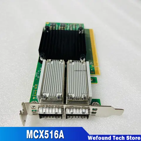 Mellanox ConnectX-5 MCX516A 09FTMY 100G 듀얼 포트 기가비트 광섬유 네트워크 카드용