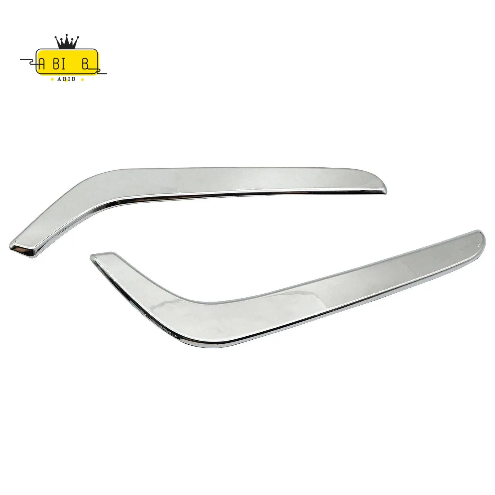 

ABIB -Front Fog Light Lower Cover Eyelid Trim Chrome For Honda CR-V CRV 2017 2018 2019