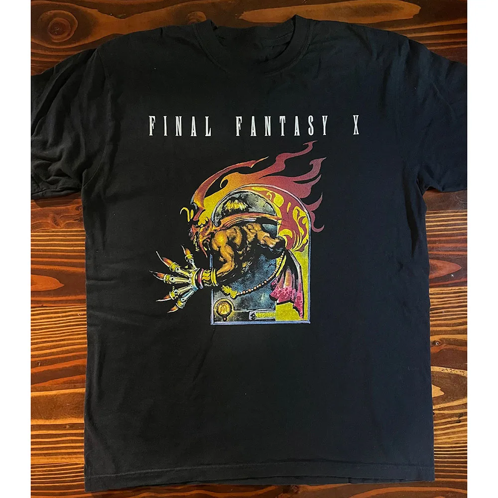 

Ifrit Fayth Final Fantasy X Gift t shirt for RPG Gamer 100% cotton printed Short Sleeve Graphic clothes All size tops S-6XL