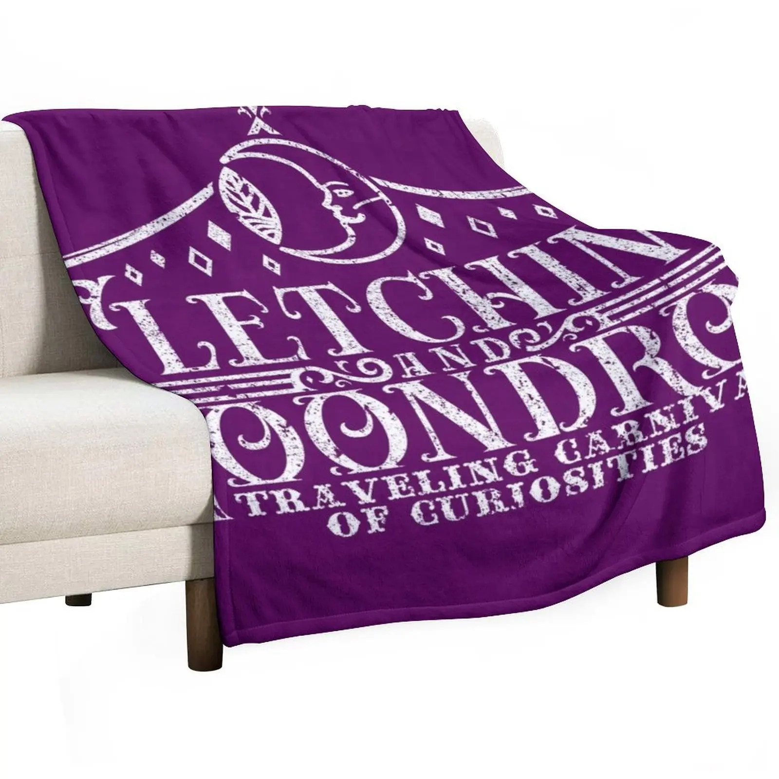 Fletching & Moondrop Traveling Carnival of Curiosities Throw Blanket Blankets For Baby wednesday Blankets