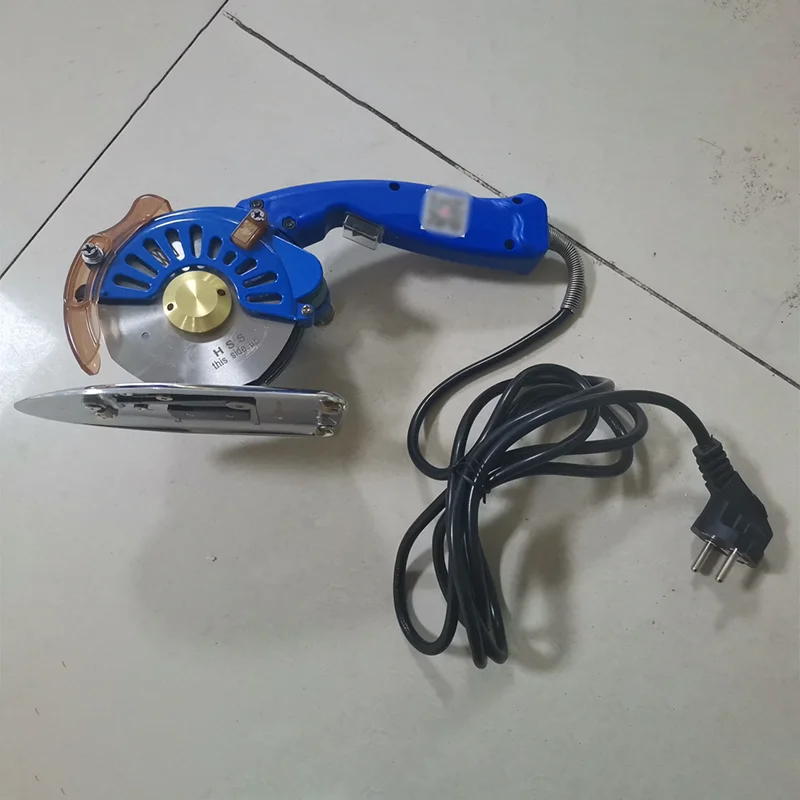 Electric Cloth Cutting Machine Industrial Electric Scissors, Leather Cloth Cutting Knife, Round Knife Cutting Machine CH
