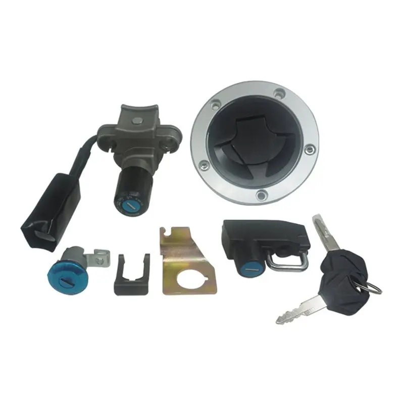 

Superior-Motorcycle Full Lock Set Ignition Switch Fuel Gas Cap Lock Key Set For Kawasaki Z125PRO BR125J 2017-2022