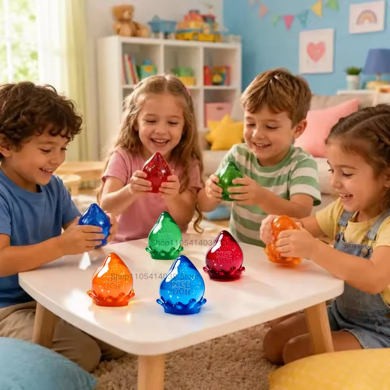 Schylling Nee Doh Maltose Drop Soft Squishy Pinch Toy Sensory Fidget Stress Relief Play Gift view 4