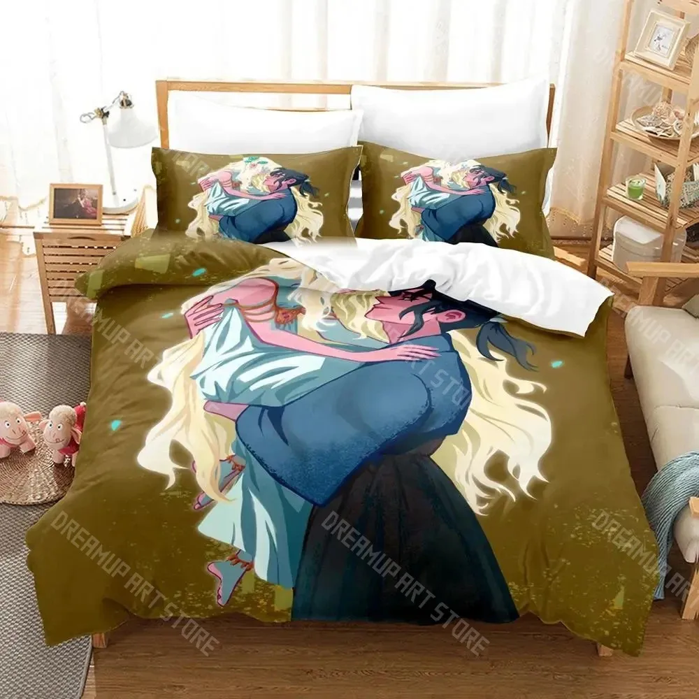 3D Printed Fena Pirate Princess Bedding Set for Boys Girls Duvet Cover And Pillowcase Twin Queen King Full Single Double Sizes