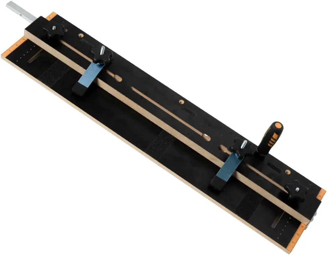 

Taper/Straight Line Jig for Table Saws with 3/4” Wide by 3/8” Deep Miter Slot, Precision Woodworking Tool