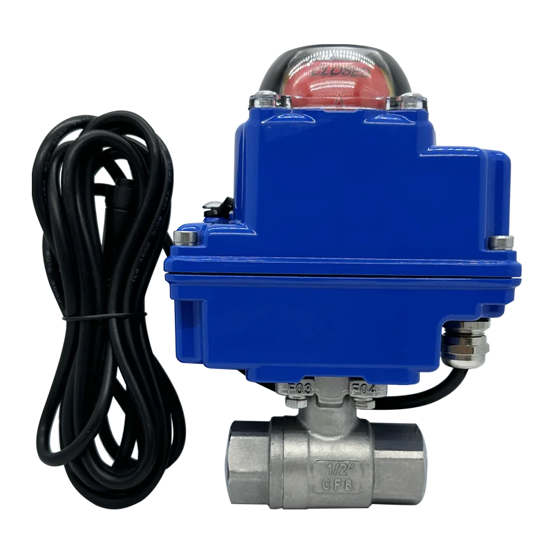 

4G/LoRa App Control High Pressure DN25 Micro Motorized Thread Ratio Control Ball Valve Stainless Steel Ball Valve