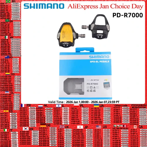 Pedales de carretera Shimano 105 R7000, pedales Ultegra R8000 TT, bicicleta de triatlón, pedales de fibra de carbono autoblocantes, Pedal Original