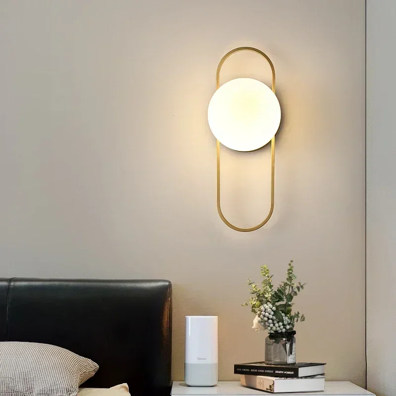 Modern LED Living Room Background Wall Lamp Bedroom Bedside Lamp Designer Artistic Decorative Lamp Creative Personality