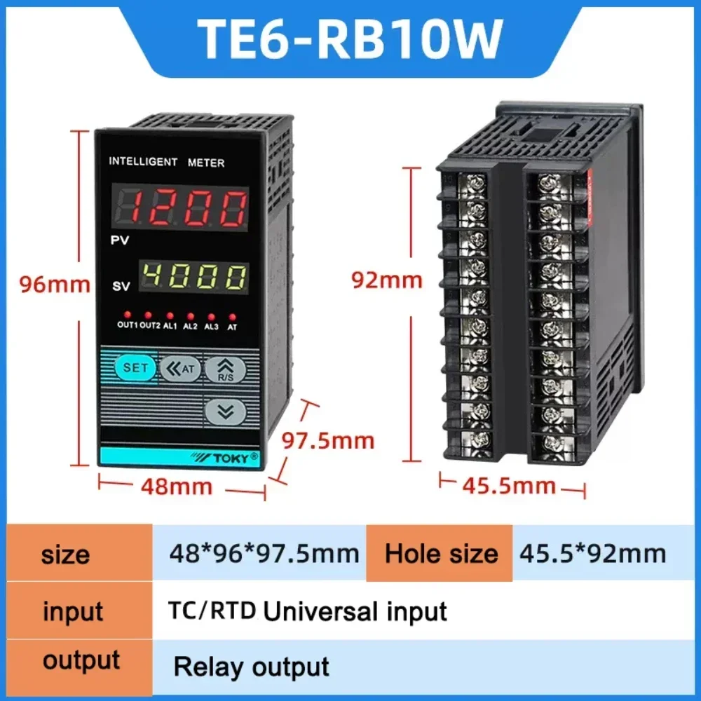 TOKY 온도 조절 meterTE6-SC18W, DC10W, TE6-RB10W, 온도조절기