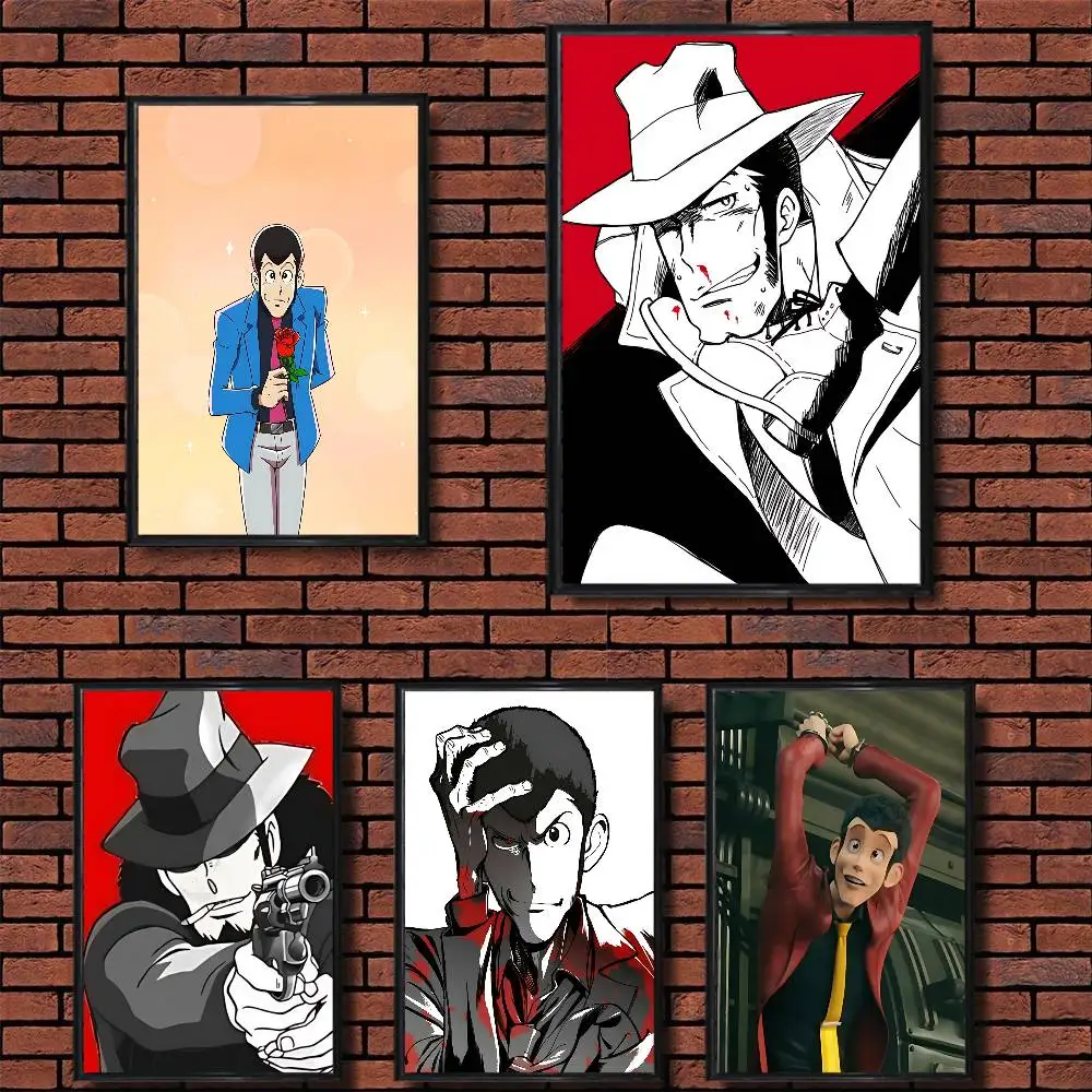 

Gothic Dark LUPIN High Quality Dorm Living Room Aesthetic Wall Decoration Painting Poster Stickers Gift