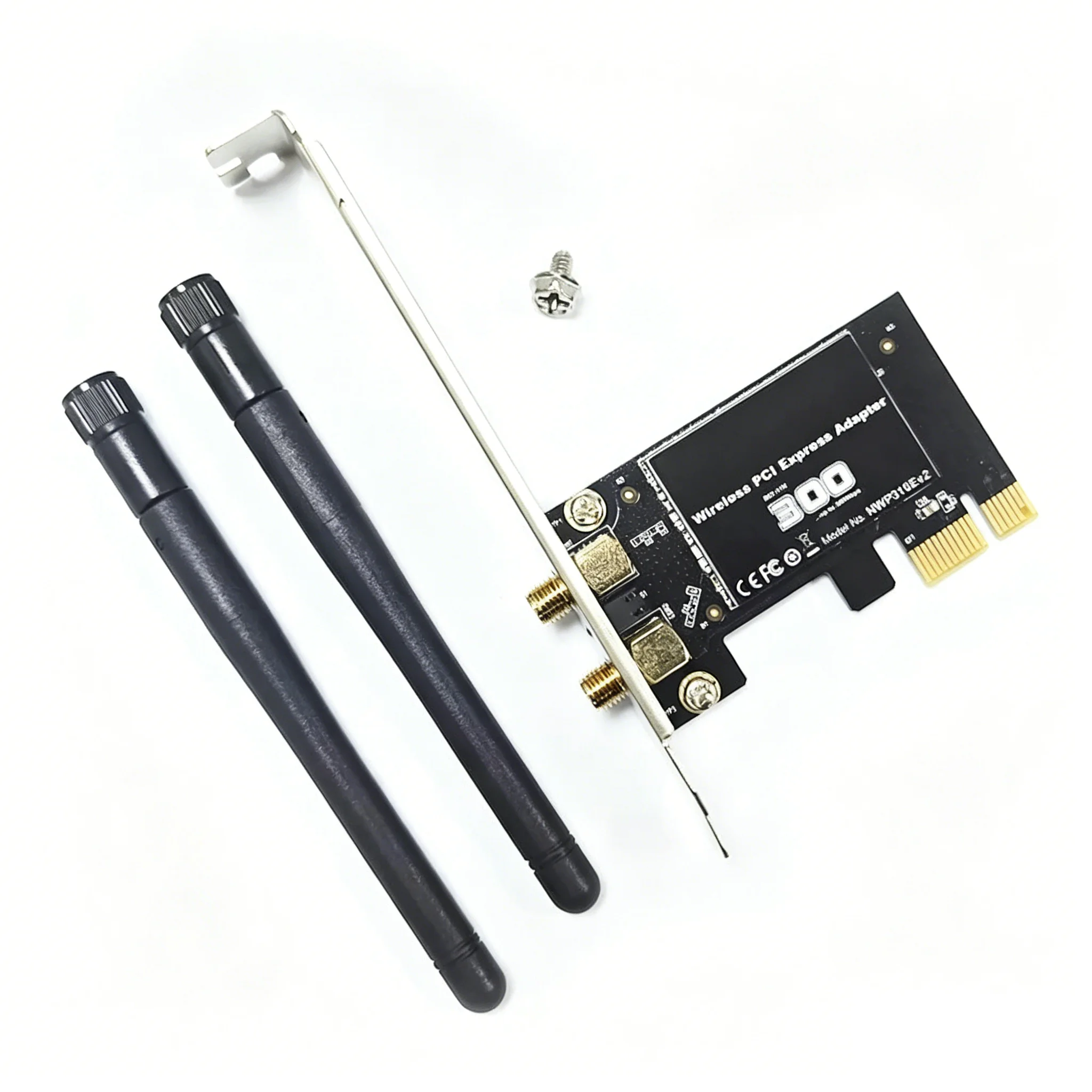 KEBIDUMEI 300Mbps PCI-E Wireless Adapter RTL8192 NWP310E Network Card  2.4G 802.11N WiFi Adapter for Desktop Windows 7/8/10/11