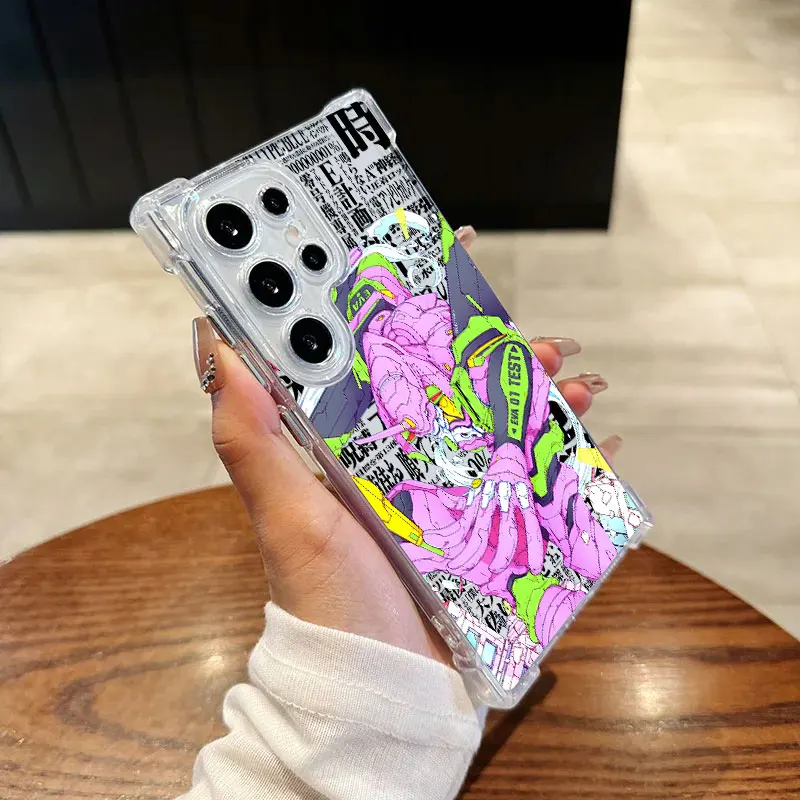 N-Neon Anime G-Genesis Clear Phone Case For Samsung Galaxy S26 S25 S24 Ultra S23 S22 Plus S21 S20 S26 FE 5G E-Evangelions Cover - view 5