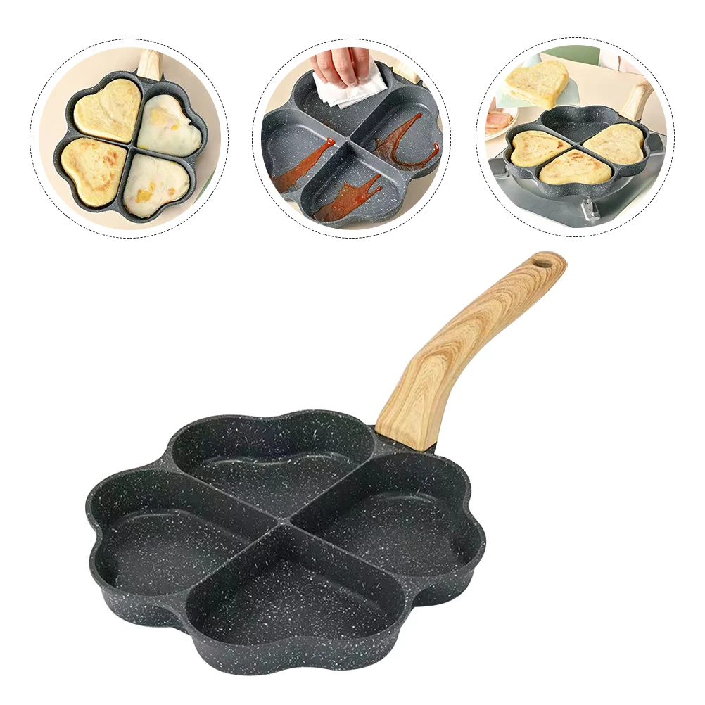 Set Maifan Stone Omelette Pan Frying Egg Poacher Aluminum Pans Wear-resistant Pancake