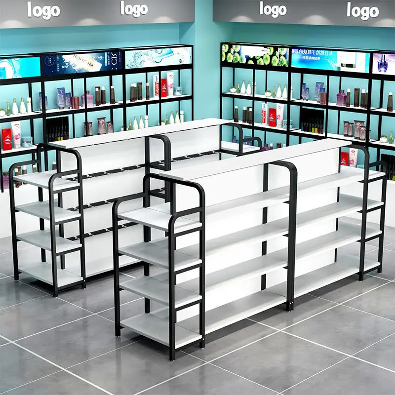 

Supermarket display rack Convenience store commissary store Single and double-sided multi-layer hook Snack rack