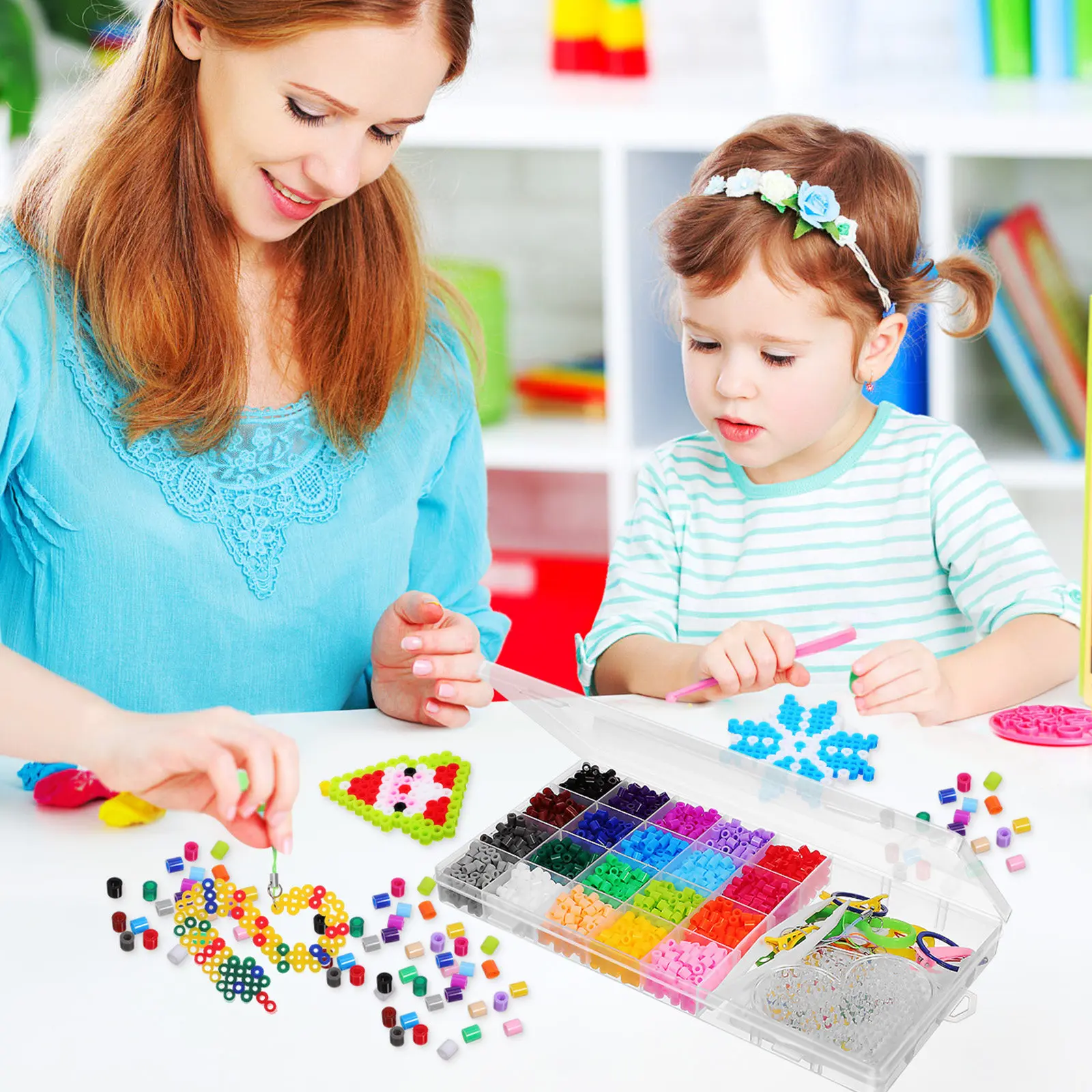 fuse-beads-for-kids-ironing-paper-kit-boys-craft-supplies-kits-picking-tray-toddler