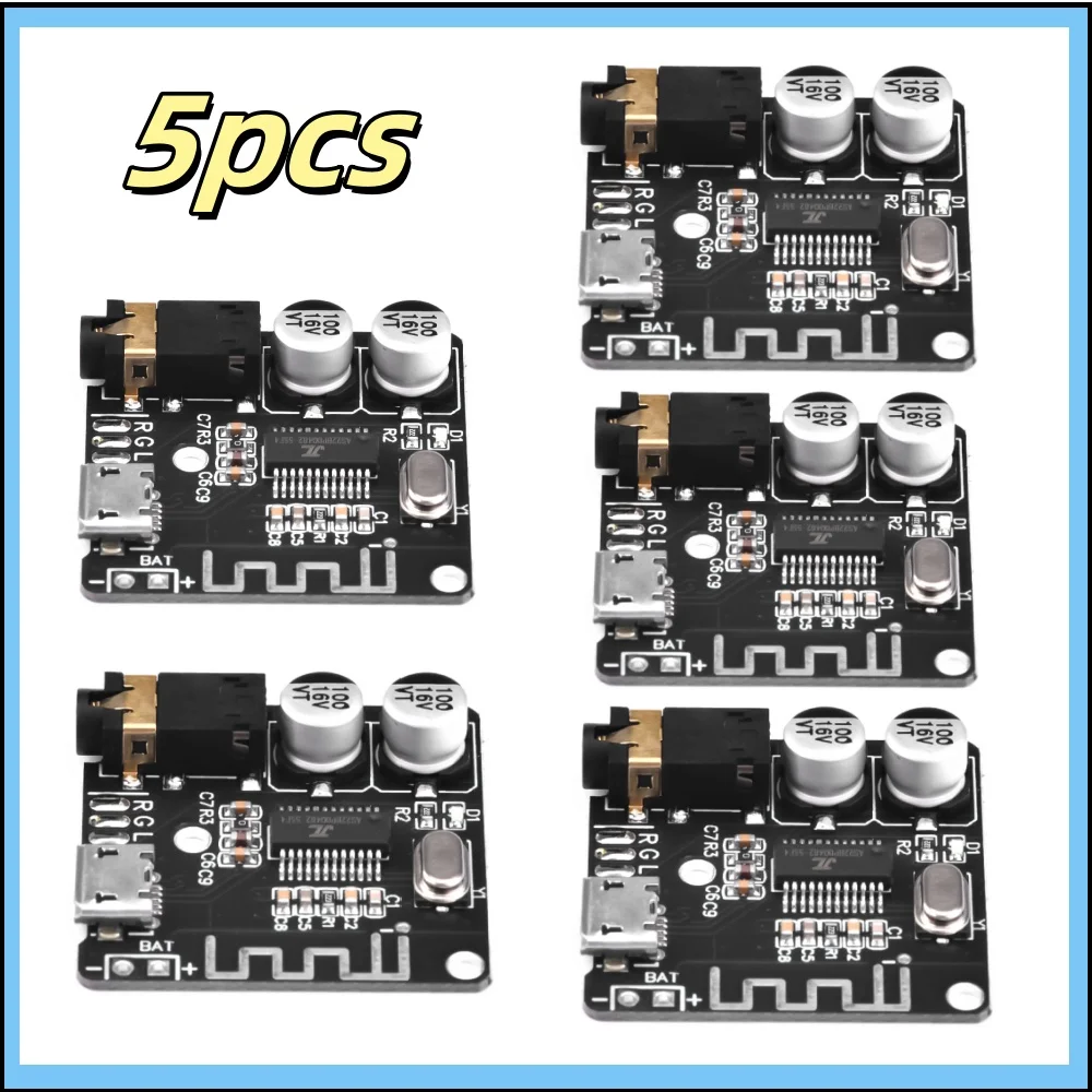 VHM-314 MP3 Bluetooth 5.0 decoder board BT Audio Receiving lossless car speaker modified Module