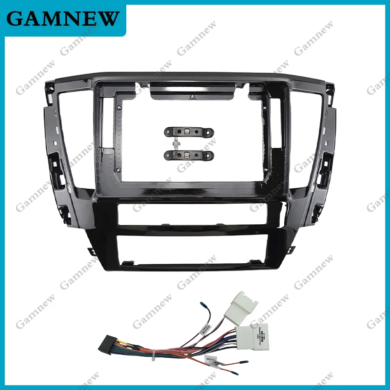 10 Inch Car Frame Fascia Adapter Canbus Box Decoder Android Radio Dash Fitting Panel Kit For Mitsubishi Pajero sport 2020