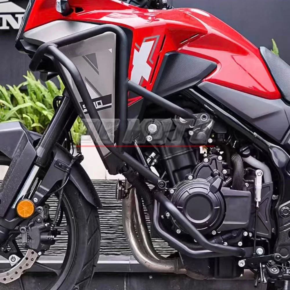 FOR Honda NX500 Bumper Guards, Crash Bars, Body Kit, Rear Rack, Main Support Frame, Tailgate Rack, And Tail Bag Modification.