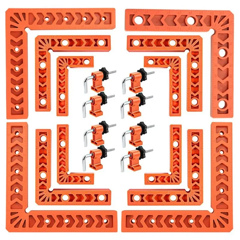 AEE4-90 Degree Clamp,Positioning Squares,3 Inch 4 Inch 6 Inch Right Angle Clamp With Clamping Squares,Corner Clamps