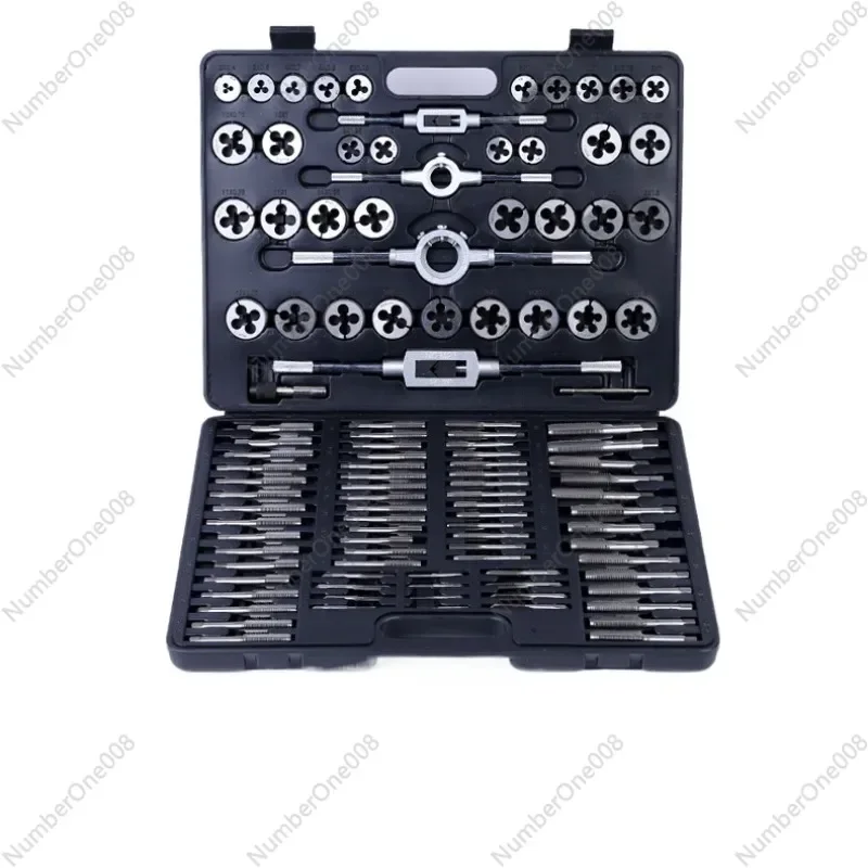 1set Tap and Die Set 110pcs M2-M18 Screw Thread Metric Tap Die Sets of Hand Tools Kit Hand Threading Tools For Metal Working