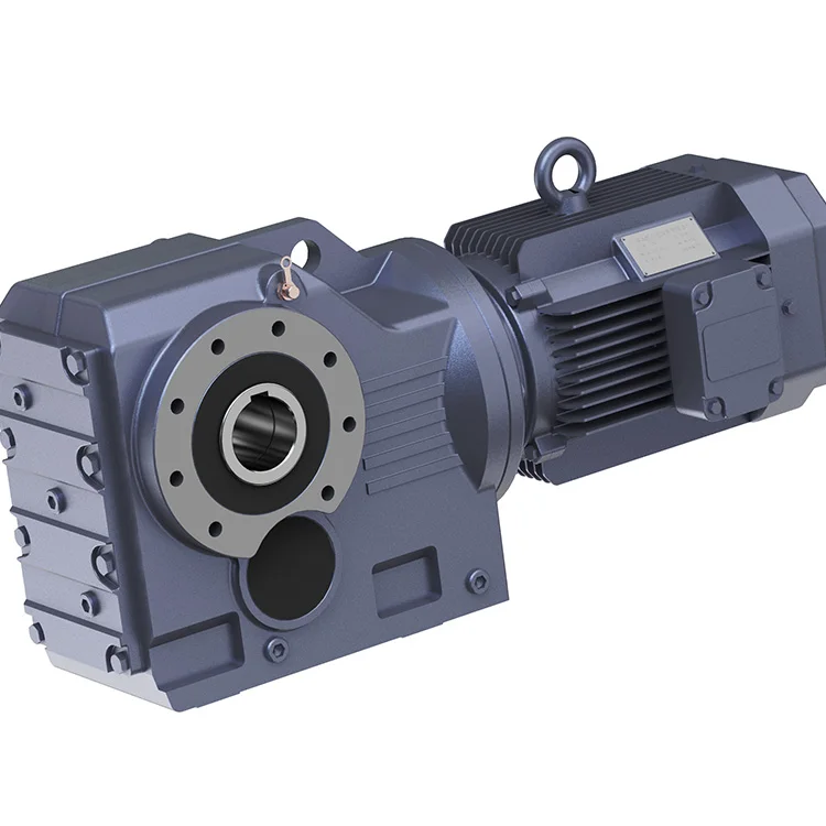 S Series helical double shaft worm gearbox Hollow shaft reducer