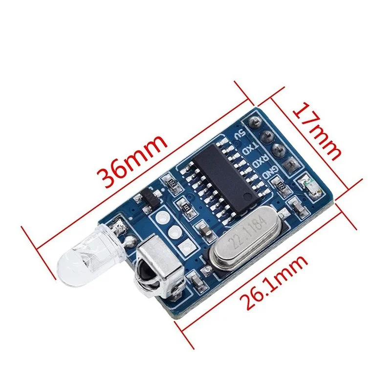 5V IR Infrared Remote Decoder Encoding Transmitter&Receiver Wireless Module For Arduino