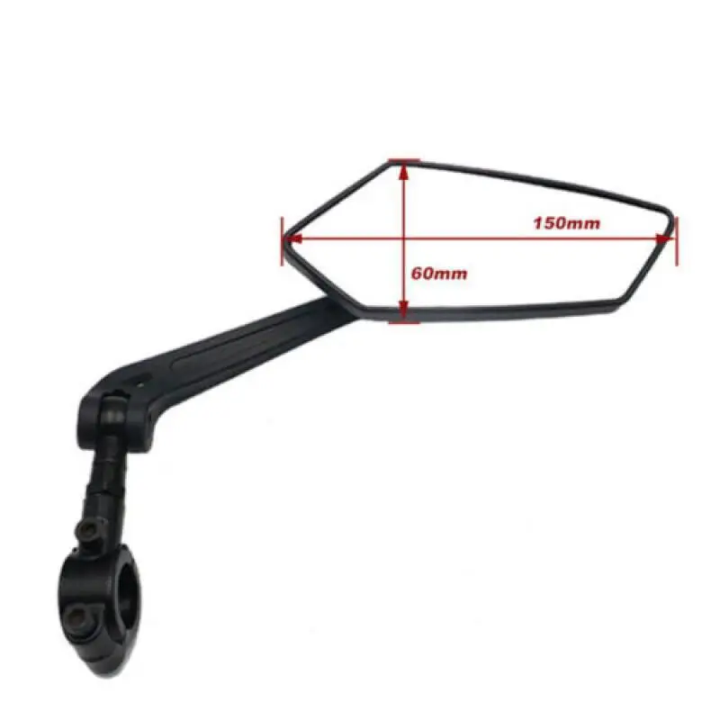 360 Rotate Universal Bicycle Rear View Mirror Wide Angle MTB Road Electric Bike Handlebar Mirror Scooter Cycling Accessories